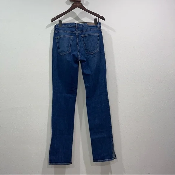 GRLFRND Women's Blue Natalia High-rise Skinny Split Jean size 30